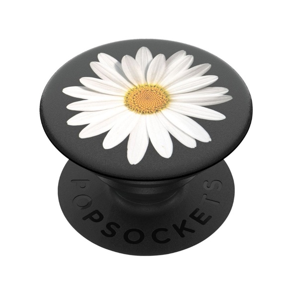 POPSOCKETS PopGrip White Daisy Flower Phone Grip Stand - Picture 1 of 8